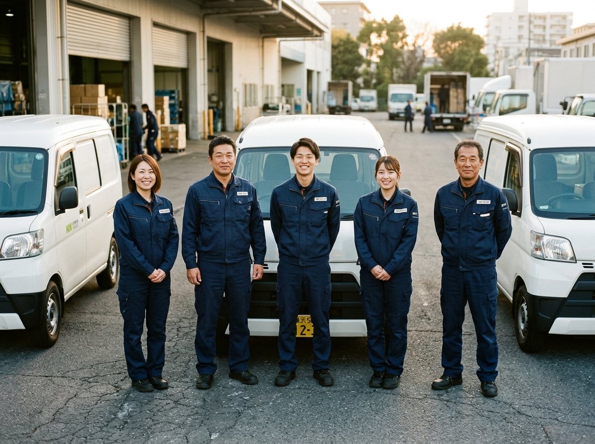 オルカ軽貨物のドライバーとスタッフ