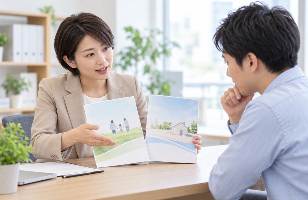 保険の保障期間を比較して相談するイメージ