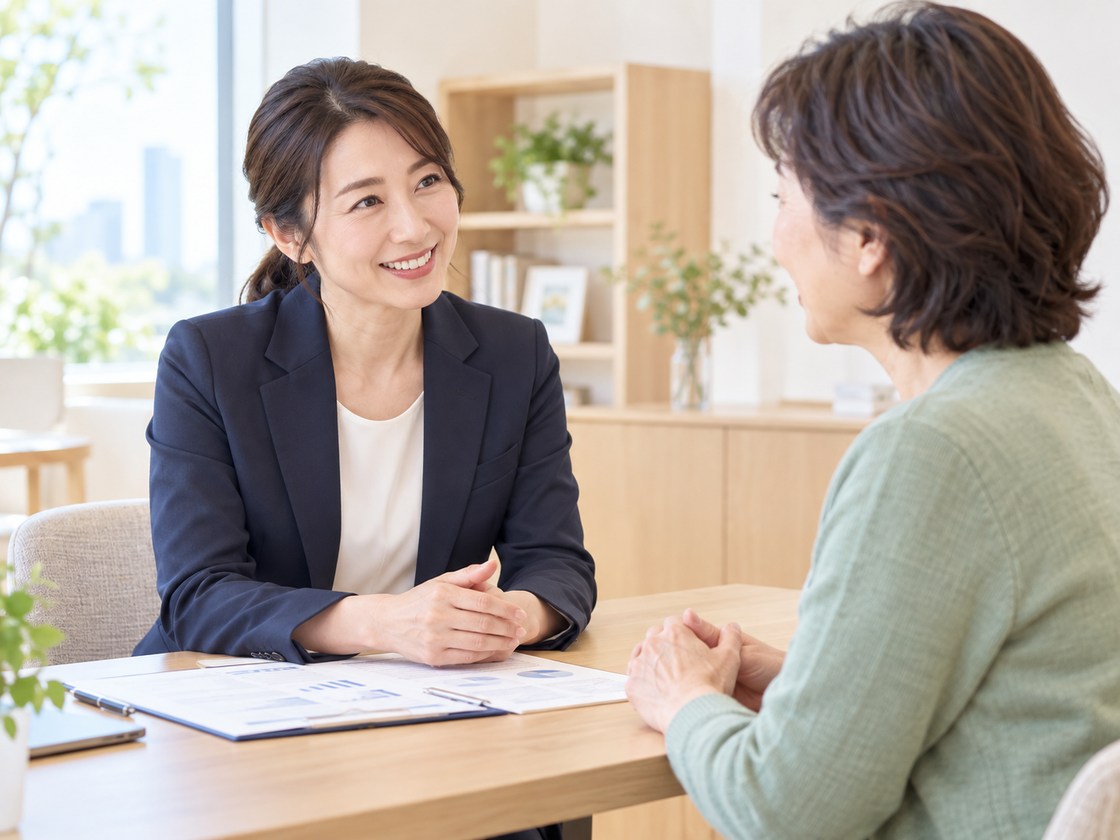 プランナーとの相談の様子