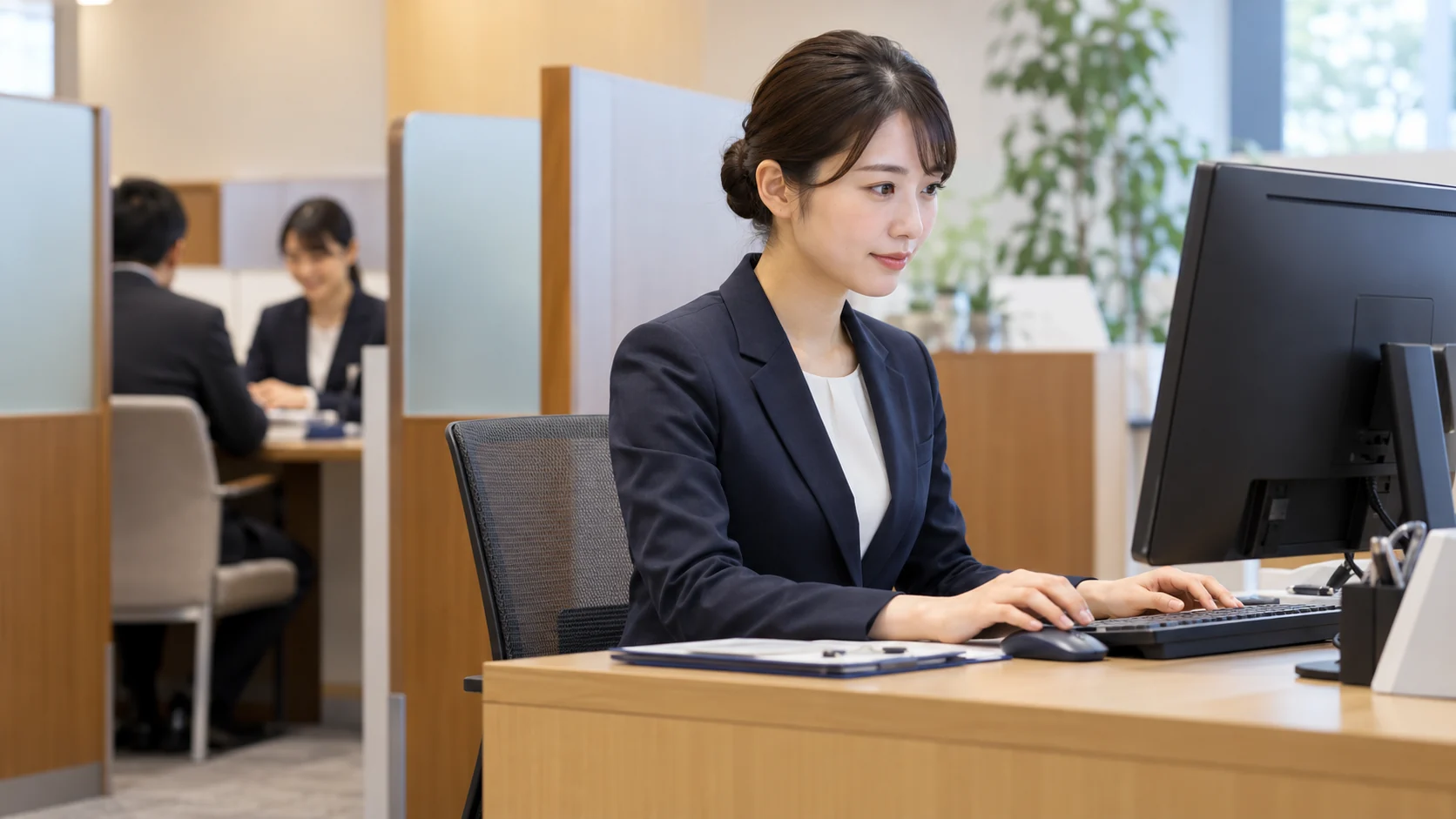 安全な金融業務を支えるシステム