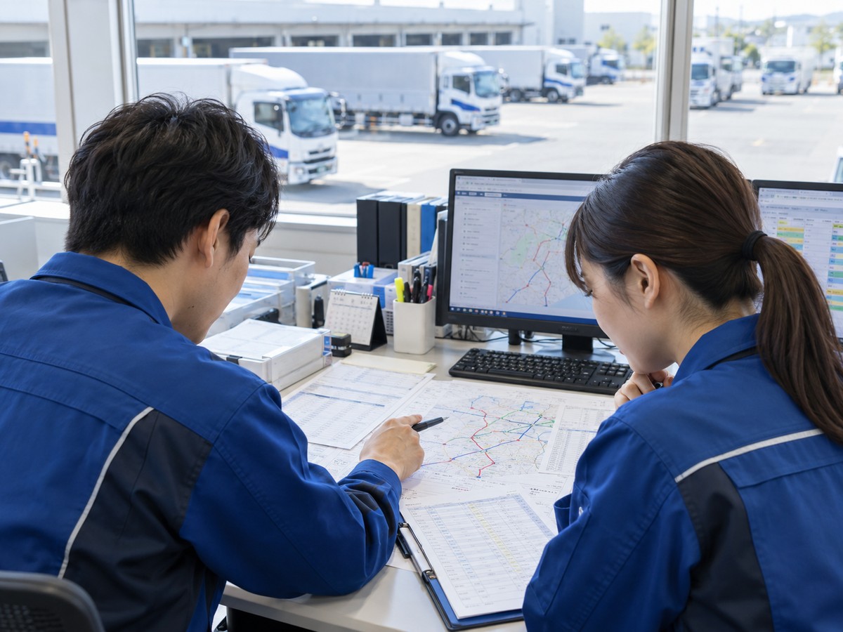 配車管理センターの様子
