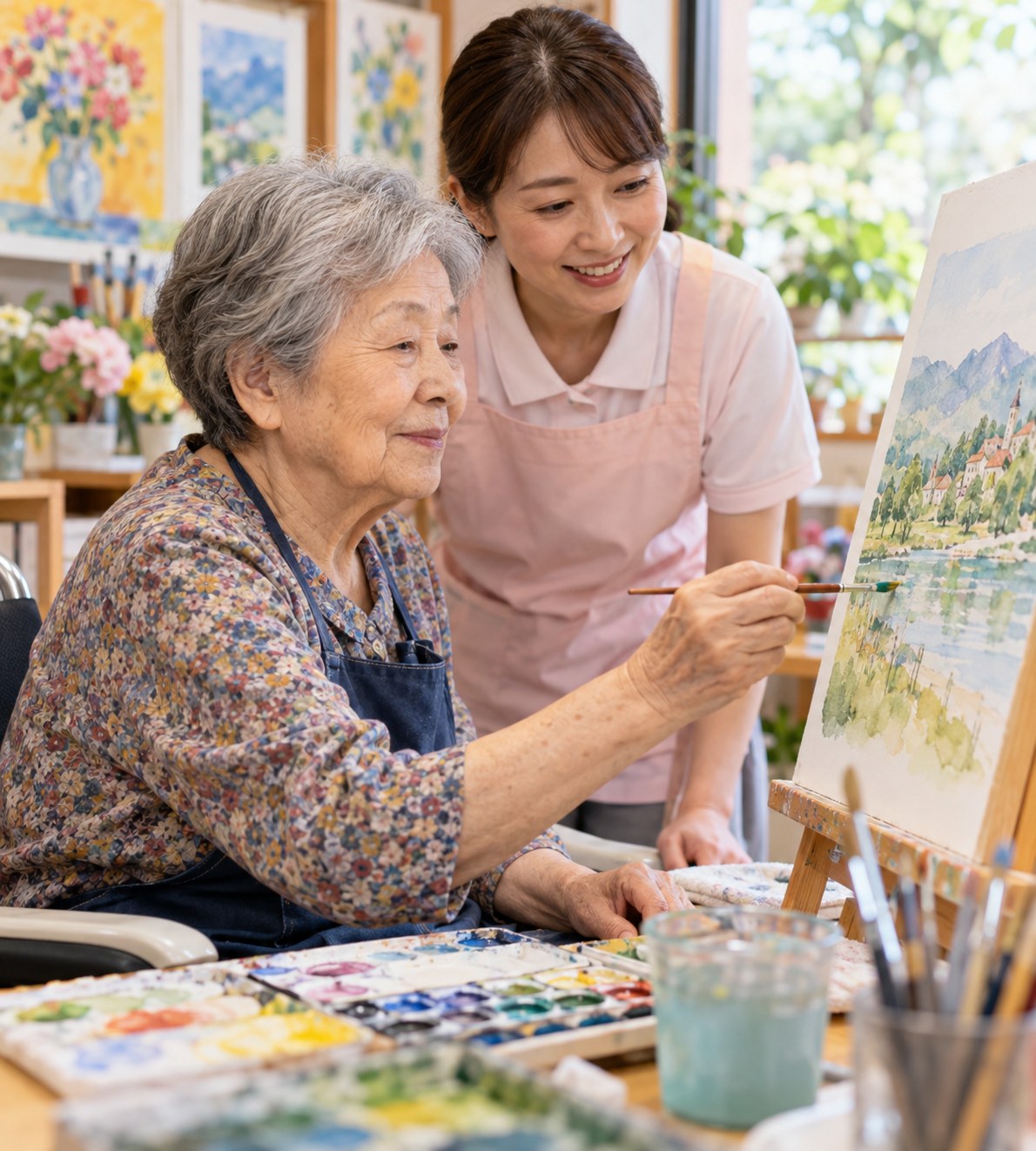 ご利用者様に寄り添うスタッフ